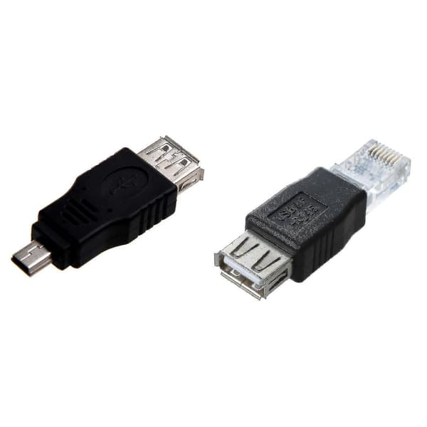USB A Hona Till Mini USB B 5 Stift Hane Adapter