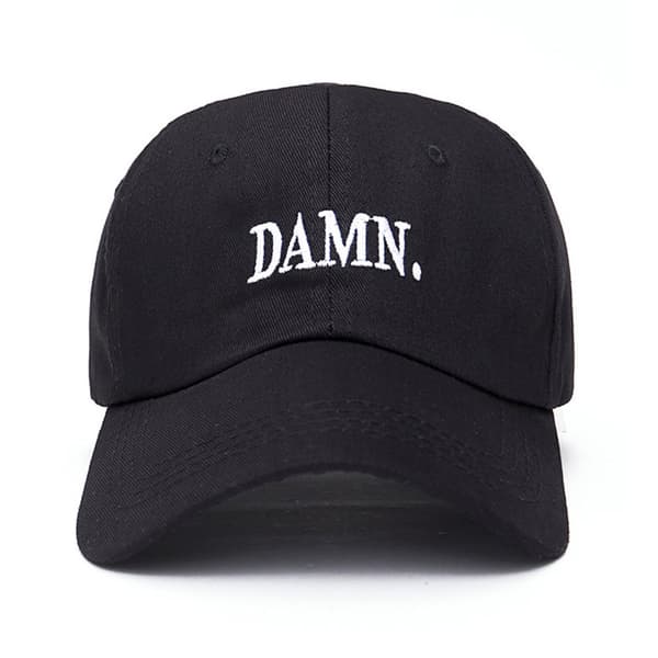 Sort Snapback Kasket Dad Hat Kendrick Damn
