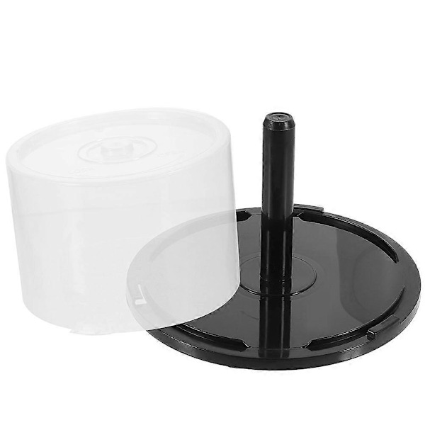 Cd Opbevaringsboks Kolonne Opbevaringsspand Klar Plastik Cd Beholder Disk Holder Med Låg