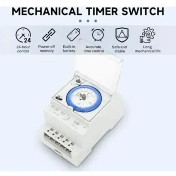 Pooltimer 16 A 250 V 24 timmar 15 minuter Inomhus/Utomhus