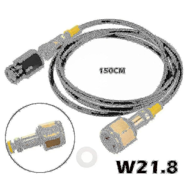 Højtryks Slange Adapter Til Sodastream Maskine G5/8 Cga320 W21.8 Co2 Tank (Størrelse: Til W21.8) -hy