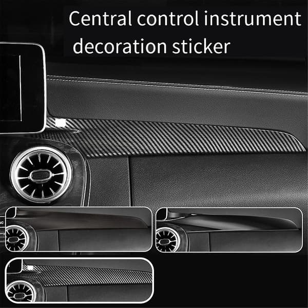 Kontrollpanel Dashboard Strips Trim för C-Klass W205 C180 C200 X253 GLC260 2015-2022 ABS