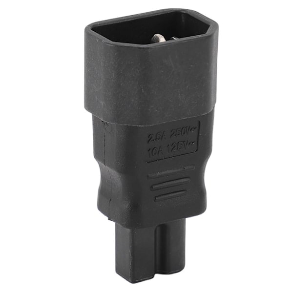 2 stk. IEC320 C14 til IEC320 C7 Strømadapter IEC320 C14 til C7 PDU UPS Forlænger Strømstik Adapter 2.510A 125