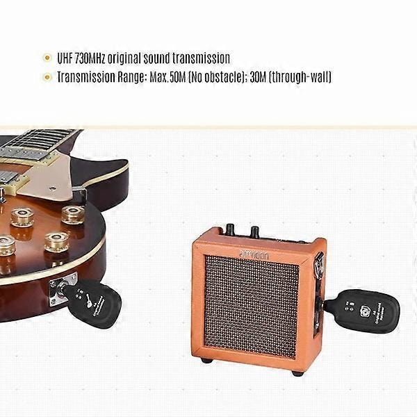 Alkuperäinen Sound Receiver UHF Kitara Langaton Järjestelmä Lähetinsetti