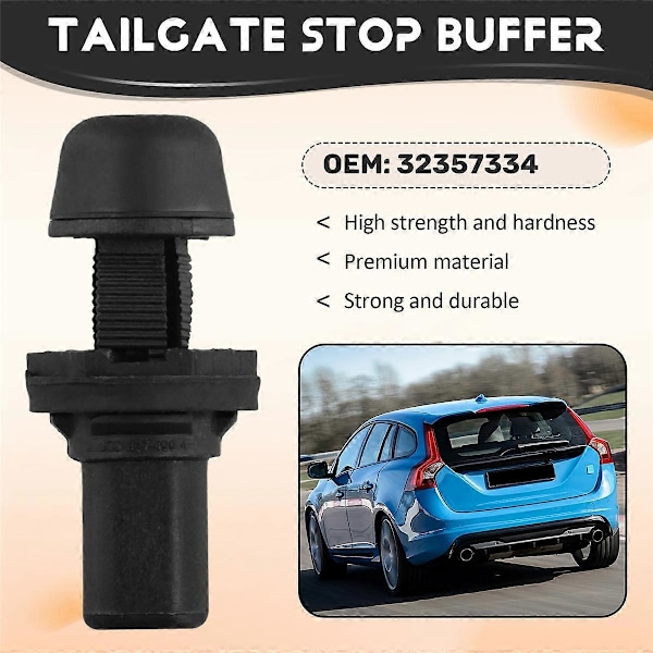 Til Volvo C30 V40 V60 XC60 bagklap justerbar stop buffer
