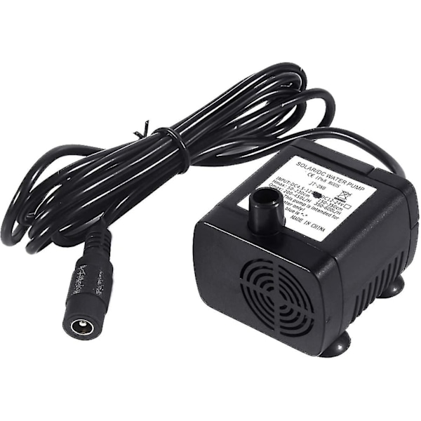 Solardriven Fontänpump, Solpanelssats Pump Låg Förbrukning Kompatibel Damm Fontän Fågelbad jn