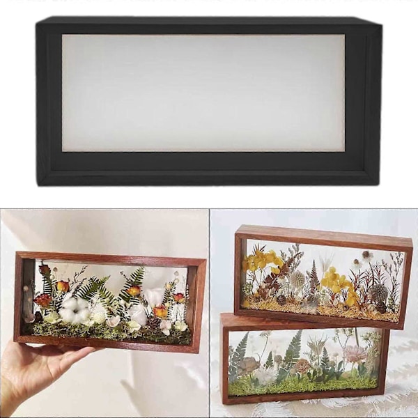 Tørket Blomst Fotoramme for Utstilling av Tørkede Blomster Bryllupsbukett Eksemplarer