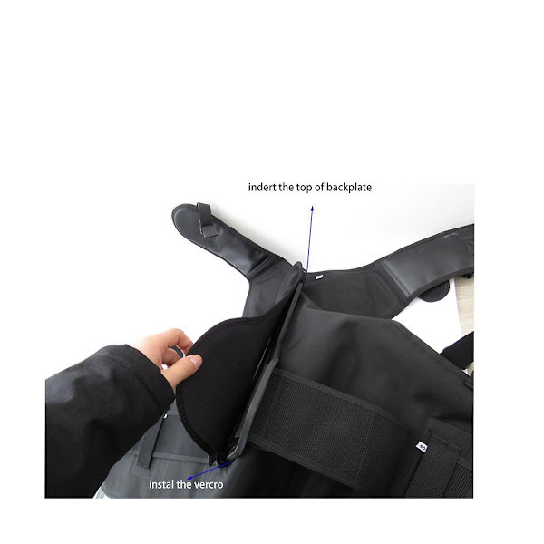 Ryggplatepute for dykking, profesjonell myk dykke-BCD-ryggpute, BCD-sele ryggplatepute A