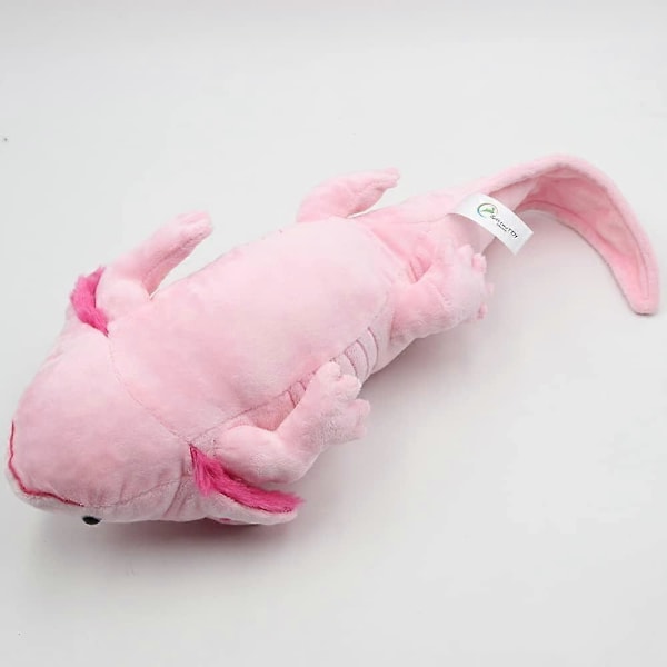 49.8 cm Simulerad Axolotl Plyschleksak Kawaii Mjukt Gosedjur Rosa Axolotl Plyschkudde Docka (Rosa)