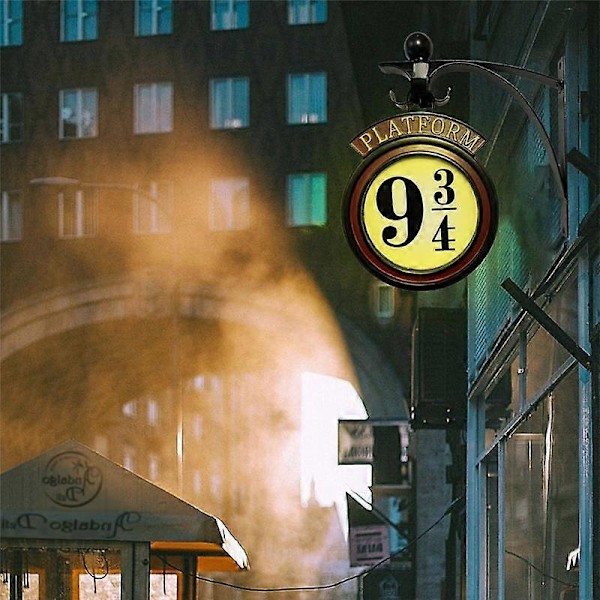 9 3/4 Nattlampa Vägglampa Hem Garage Rum Dekor 9 3/4 Skylt Magisk Lampa Fan Älskare Gåva