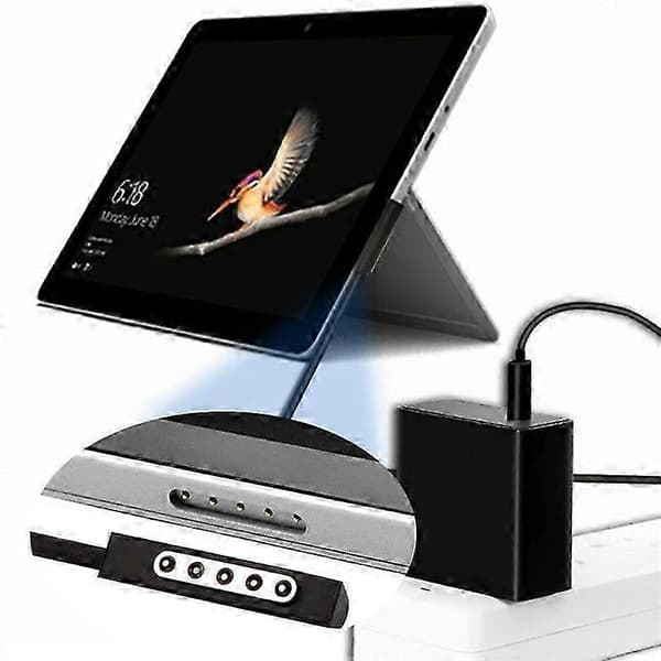 PD 65W Hurtigopladningskabel til Microsoft Surface RT/Surface Pro 1 2, Magnetisk Type-C Kabel Strøm SZRH A-G 1535