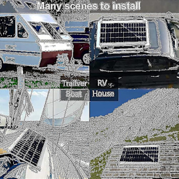 300W 12V aurinkopaneelisarja akkulaturi 300 wattia 12 volttia off-grid-järjestelmä 10A-60A ohjaimella-hy