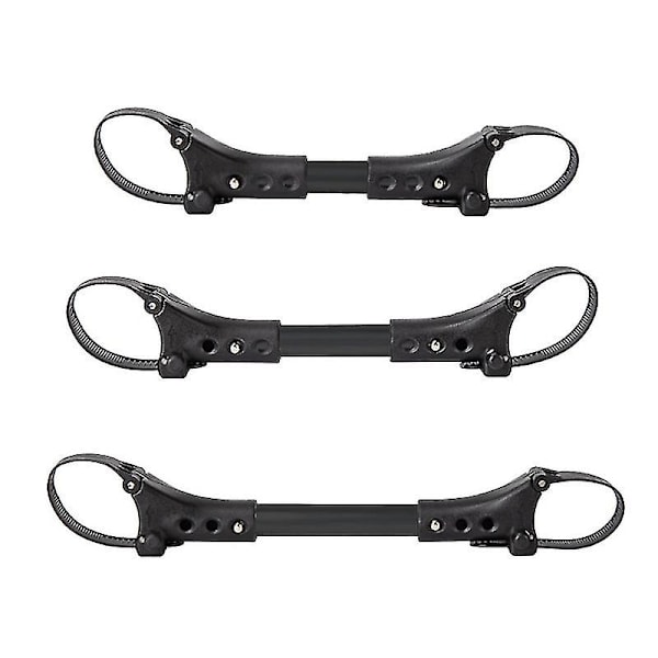3 stk Tvilling Barnevogn Kobling Universalledd Spedbarnsvogn Stropp Kobler Haken-mxbc