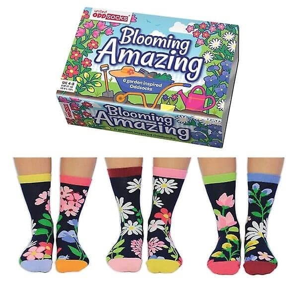 United Oddsocks strumpor med blomstertema