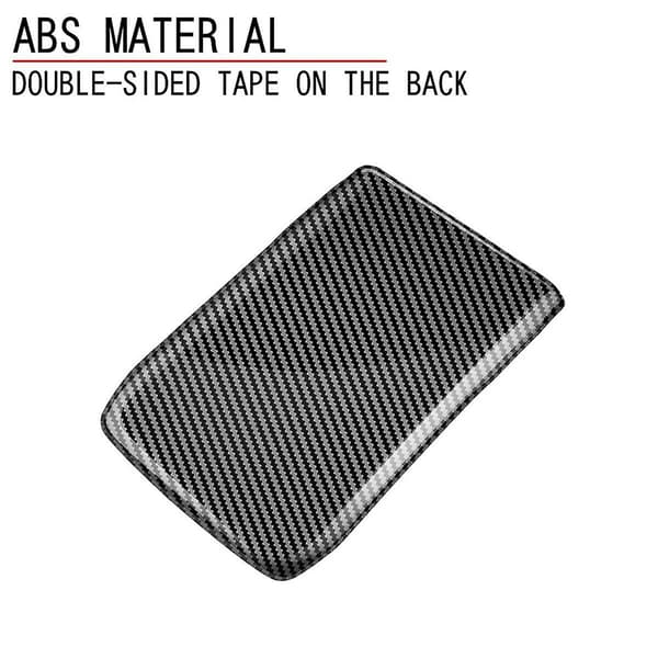 Oppbevaringsboks Paneldeksel Trim for Midtarmlene til Alphard/Vellfire 40 Serie 2023+ Karbonfiber