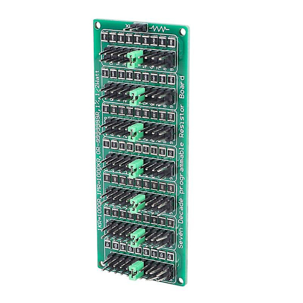 7 Dekade 1R - 9999999R Programmerbar SMD Modstand Slide Modstandskort Trin Nøjagtighed 1R 1% 1/2 Watt