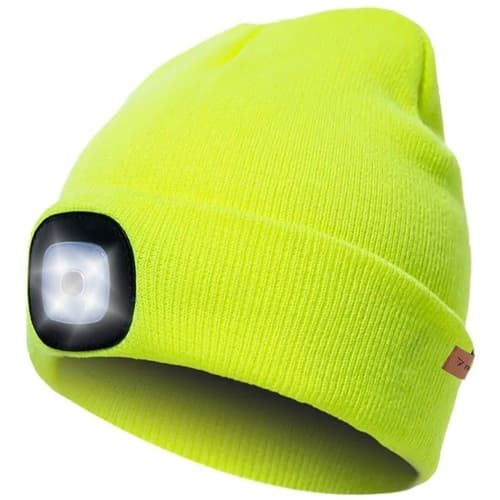 Beanie with LED lamp