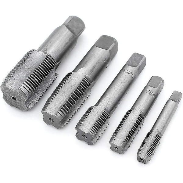 5 st Bsp-rörgänga 55 graders pluggtapp G1/8 G1/4 G3/8 G1/2 G3/4