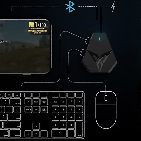 Flydigi Q1 Mobil Spill Tastatur Mus Konverter Trådløs Bluetooth-kompatibel