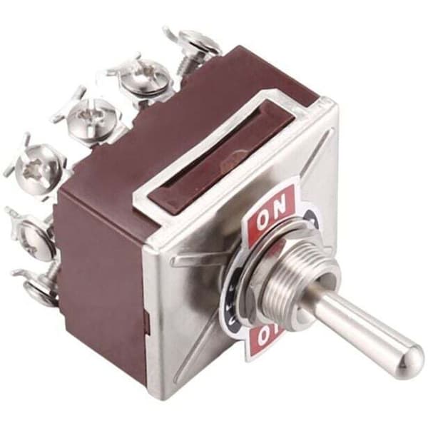 AC 380V 10A ON/OFF 3-position 4-benet 4PDT vippekontakt