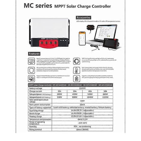 BT-2 Solcellecontroller Udvid Bluetooth Kommunikation Bluetooth Adapter Samarbejd med Mobiltelefon