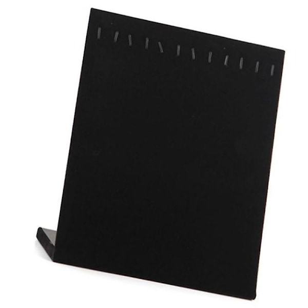 Velvet Halskæde Kæde Smykkeskrin Smykke Display Organizer Holder Pad Showcase Display Stand 12 H