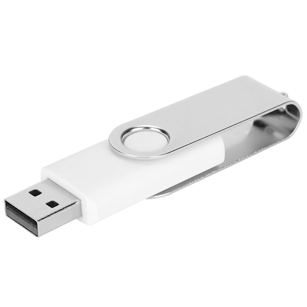USB-muistitikku Candy White Pyörivä Kannettava Tallennusmuisti Yhteensopiva PC Tabletin kanssa 1GB-YM