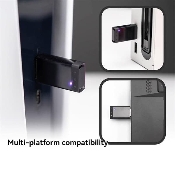 USB Bluetooth-sovitin äänen lähettäjä ja vastaanotin //NS Switchille/PC:lle Bluetooth 5.2 -sovitin