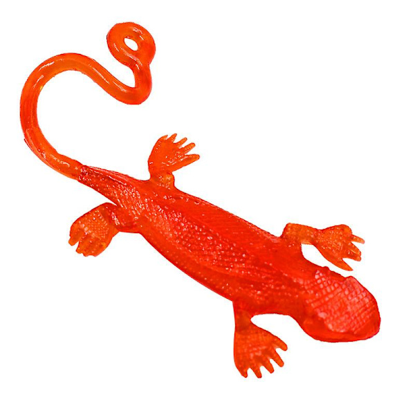 10 stj Stretchy Sticky Lizards Leksaker Stretchy Rubbery Sticky Lizards Stretchy Sticky Leksaker