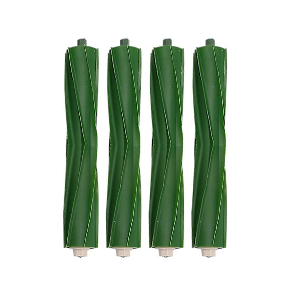 4 sett med multioverflate gummibørsteruller for iRobot Roomba I&E-serien i7 i7+i8 i8+/Plus E5 E6 E7 robotstøvsuger