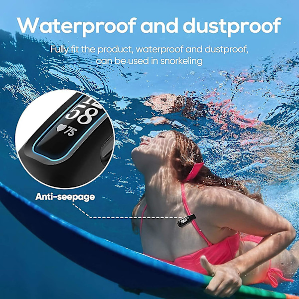 Clip Case Tilbehør til Fitbit Inspire 2, hvid
