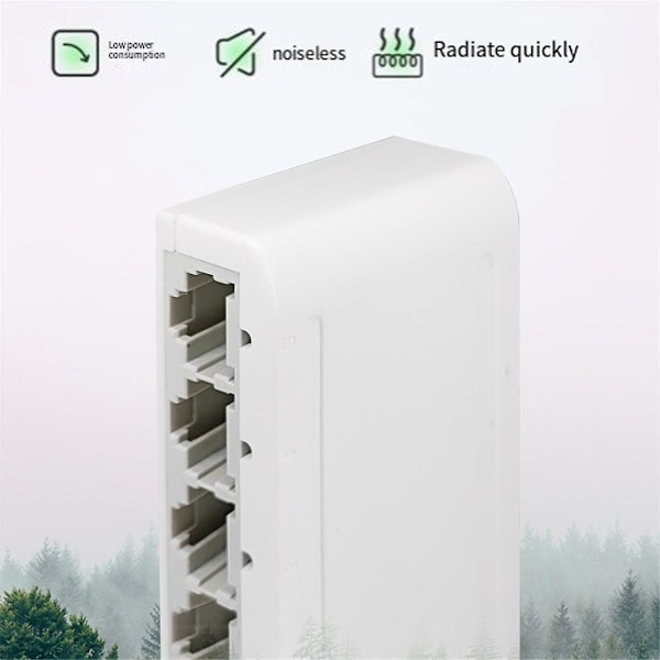 8 Port Gigabit Databryter, nettverk Hub, desktop Ethernet Splitter, plug & Play Skjermede Porter Vifteløs