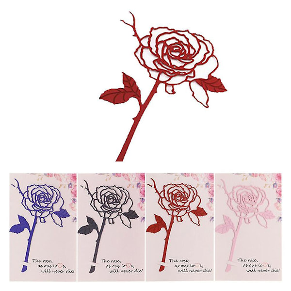 Metal Bogmærker Bogmærke Metal Messing Bogmærke Kreativt Bogmærke Bogmærke Rose