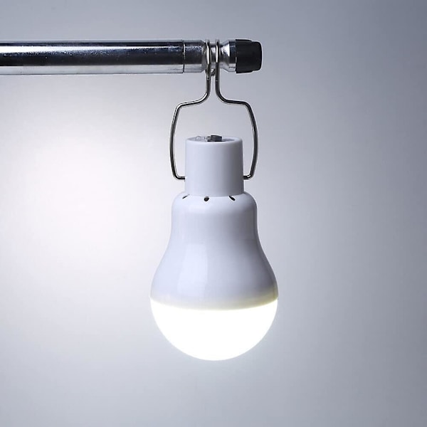 1 Bärbar Solpanel Drivna LED-Ljuslampa Camping Tältlampa Inomhus Utomhus Tillbehör