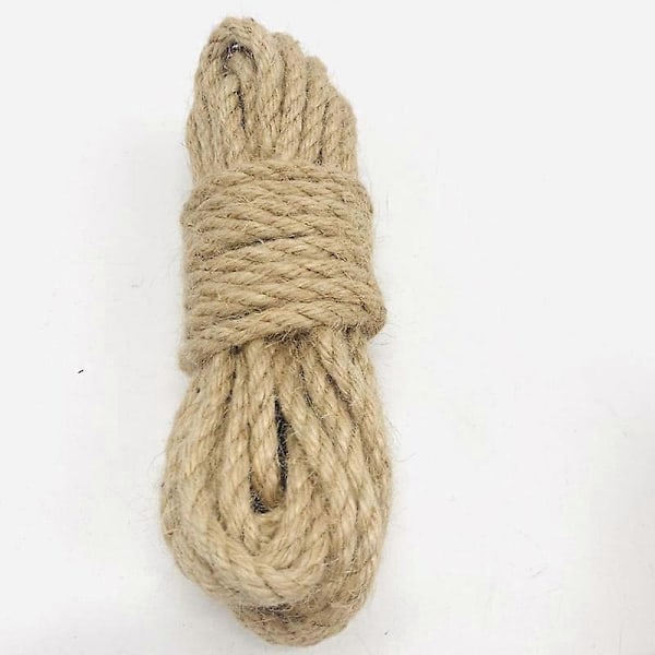 2 pakker, jute reb hamp reb tykkelse 1,5 mm, længde 120 m, til DIY
