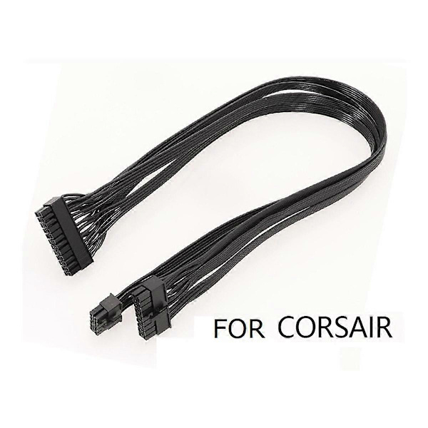 18+10-nastainen - 24-nastainen ATX-virtalähdekaapeli, modulaarinen PSU-virtakaapeli RMx-sarjalle RM1000X/RM850X/R