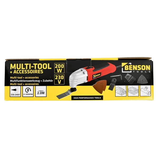 Multiverktøy 200 W 230 V 7 deler