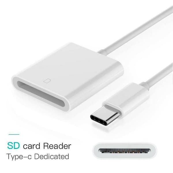 Usb 3.1 Type C - SD-korttikameralukija Otg-sovitinkaapeli Ipad Pro -puhelimelle