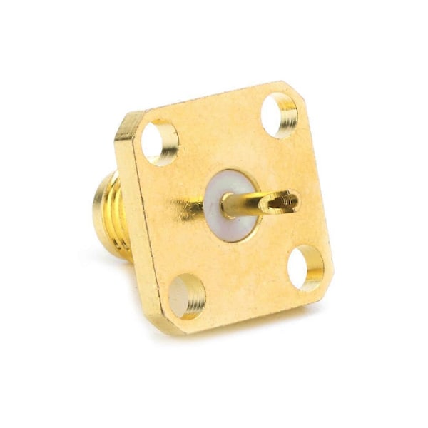 10st SMA Hona Chassi Panelmontering 4 Håls Post Terminal RF-kontakt Koaxial A