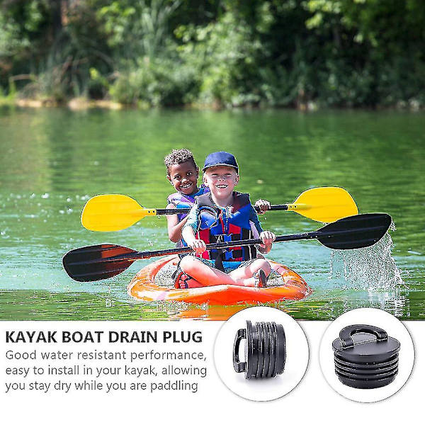 4 st Kayaks Båtdräneringsplugg Universal Dräneringsplugg Kit Båtdräneringshål Pluggar