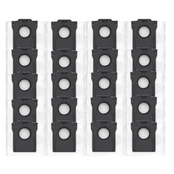 20 stk. støvsugerposer for X30 / X30 Pro Ultra S30 robotstøvsuger reservedeler