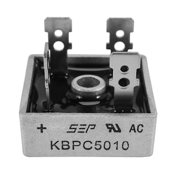 Enkeltfaset diodebro ensretter 50A 1000V KBPC5010 Ny