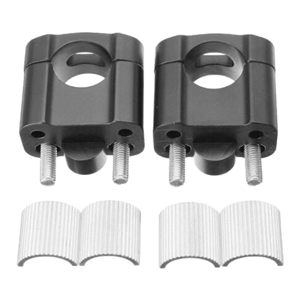 2 stk. Universell Motorsykkel Styrestang 28mm Brakett Adapter Erstatning