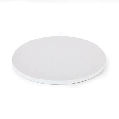 Round cake base WHITE THICK 20x1.2 cm