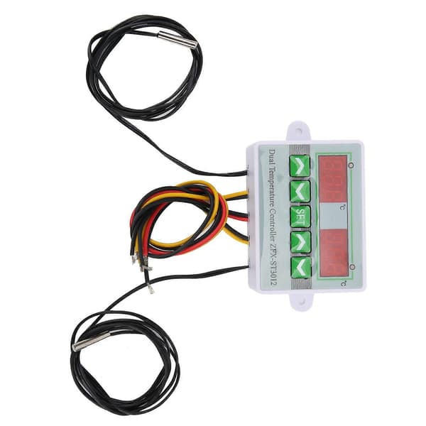 Temperaturregulator Digitalt Display Mikrocomputer Intelligent Kontrol Switch ST3012 12V