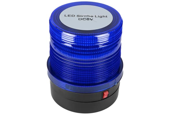 LED-advarselslys blå 2.4W