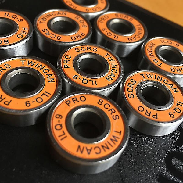 16 st/paket Rullskridsko Twincam ILQ-9 608zz Kullager för Skateboardskor