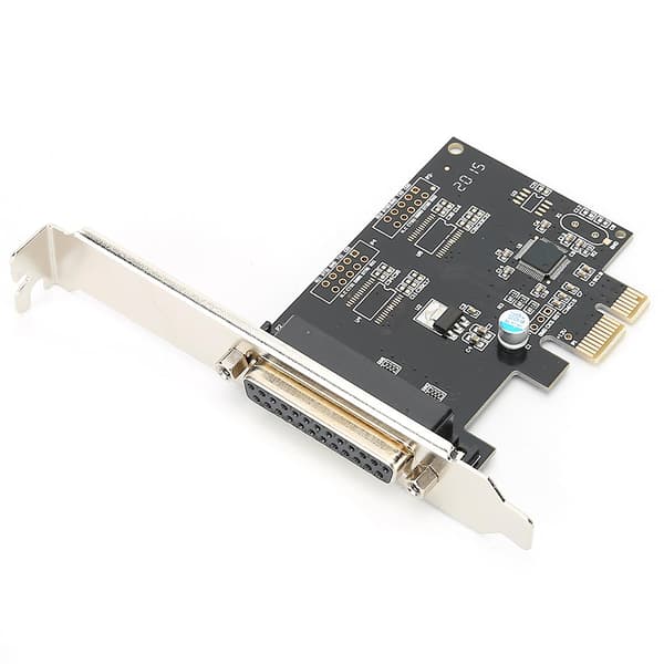 PCI-E LPT Printerkort Adapter - PCIE til Parallel Port Kort med DB25 Print Port