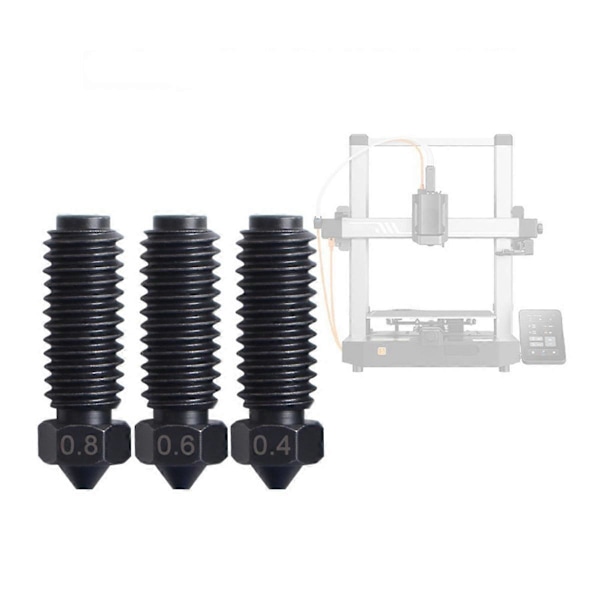 Til Anycubic Kobra 3 Hærdet Stål Dyse