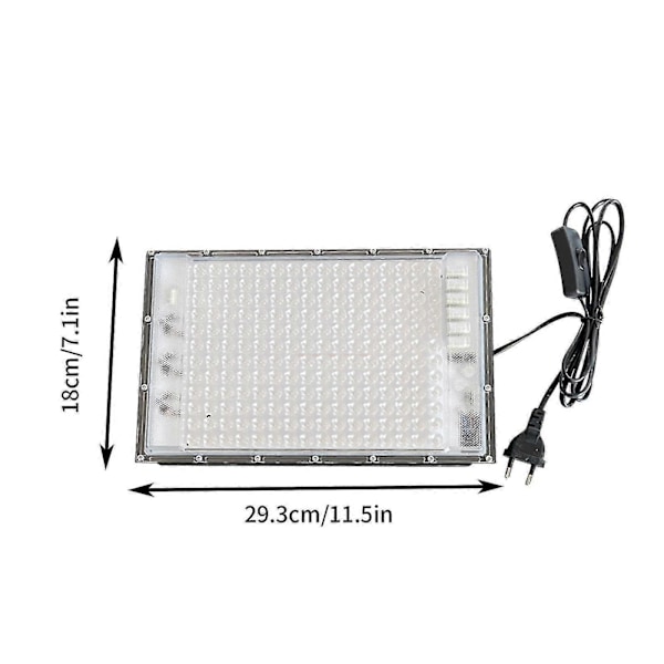 Sol Inomhus Solarium Lampa, Solningslampa, Portabel Solningslampa, 45w, 196leds, Komplett Blå Solningslampor För Ansikte Och Kropp, Kropps- och Ansiktssolning